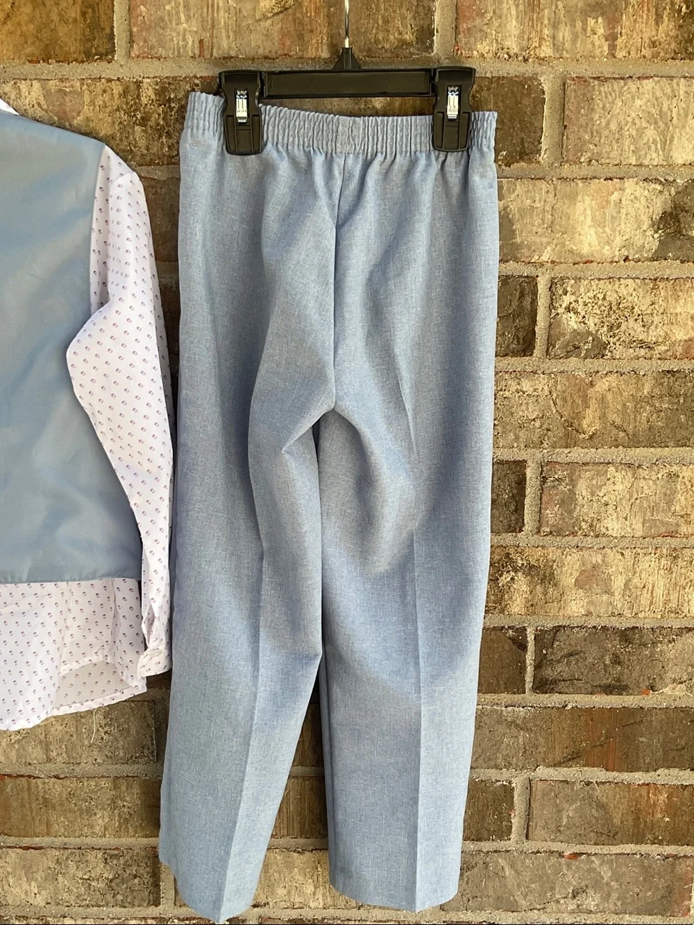 Take 50% OFF- Van Heusen Youth Light Blue Suit Vest & Pants Set, Size-6